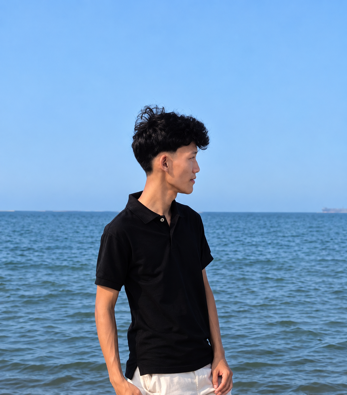 Friesko at the seaside