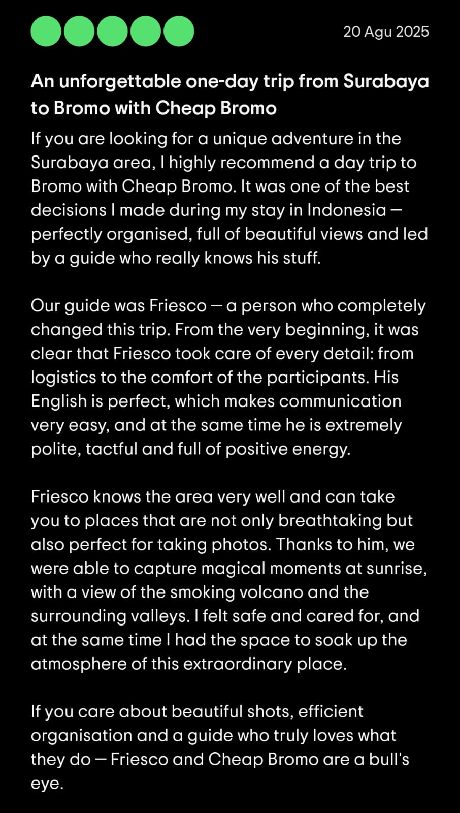 5-star review