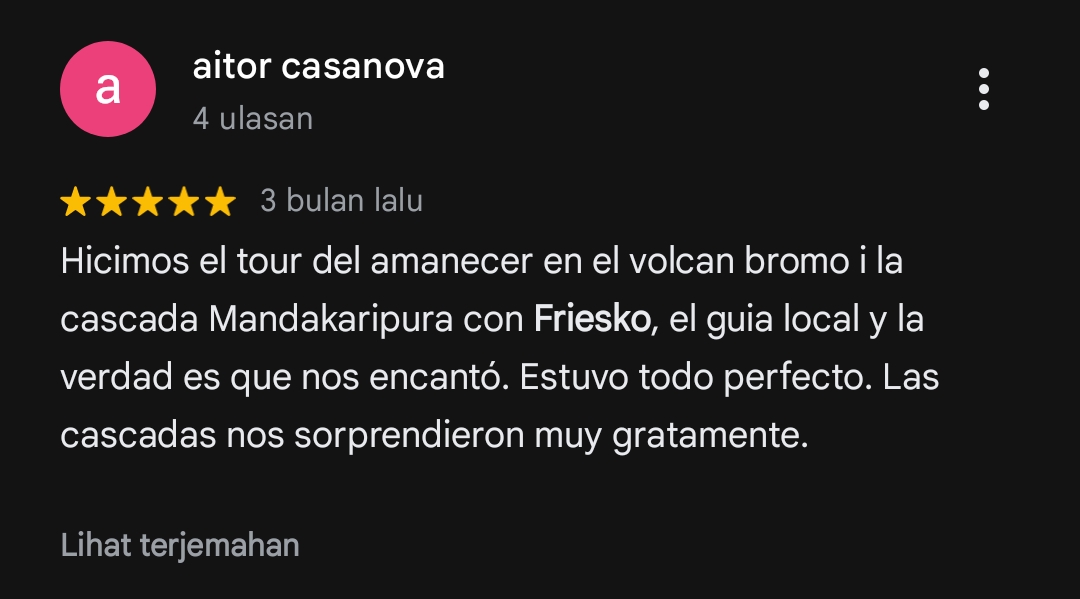 Review from Aitor Casanova