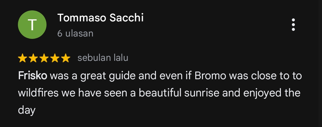 Review from Tommaso Sacchi